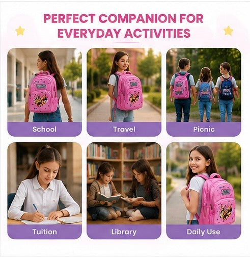 K pop demon hunters 18 inch school bag