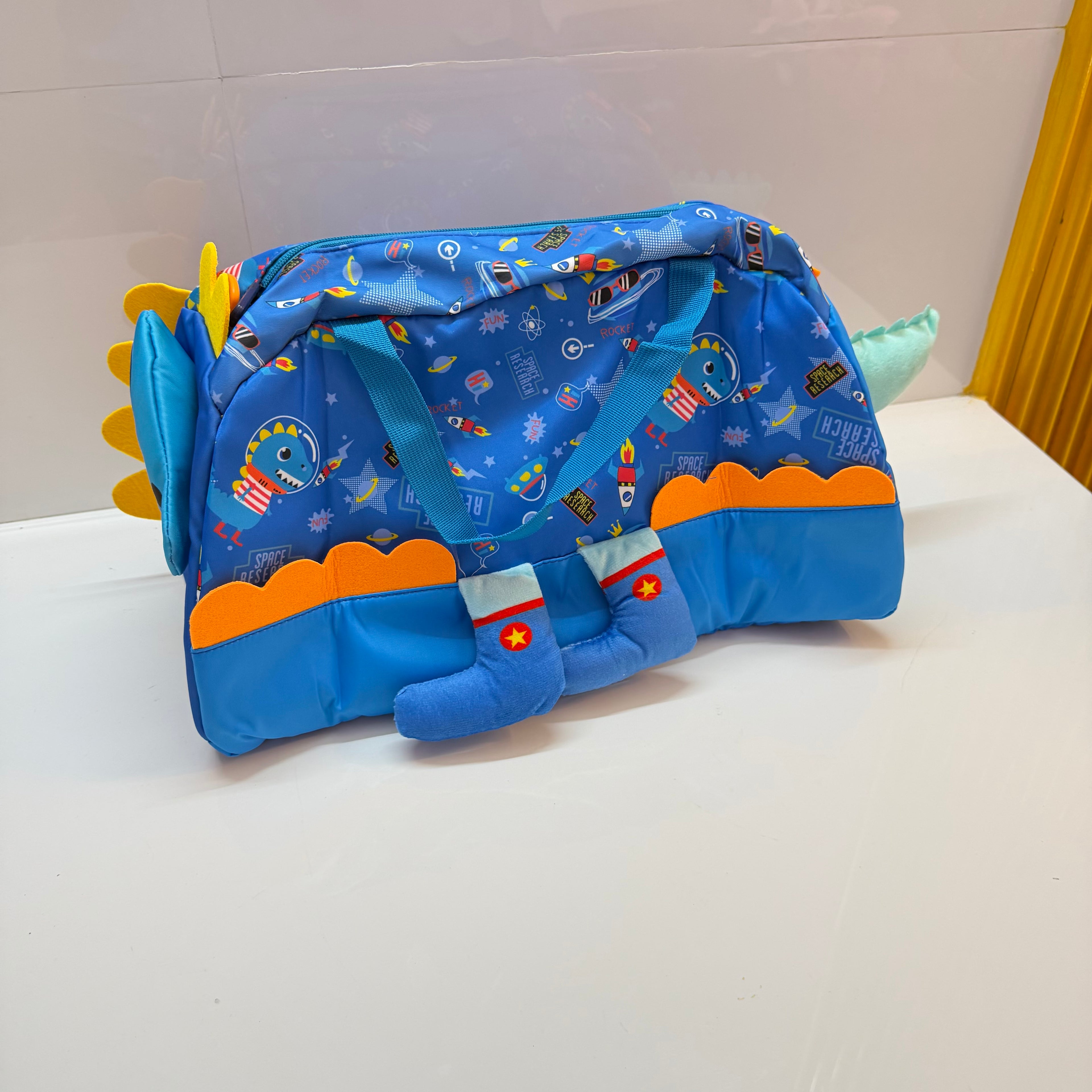Dinosaur duffel bag