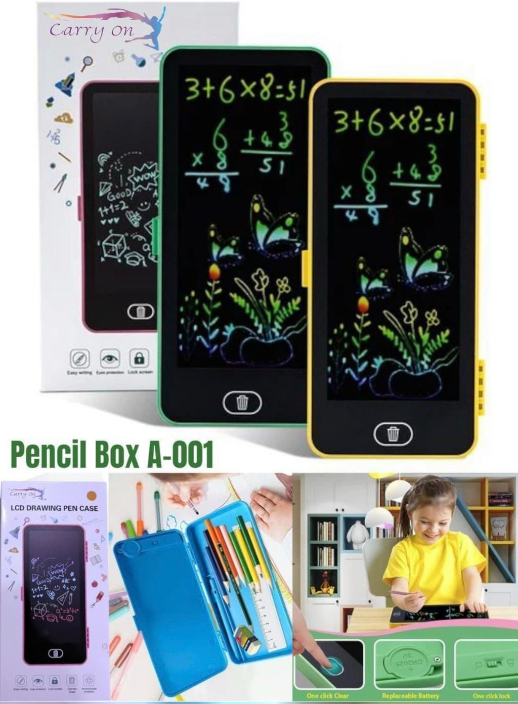 LCD pencilbox