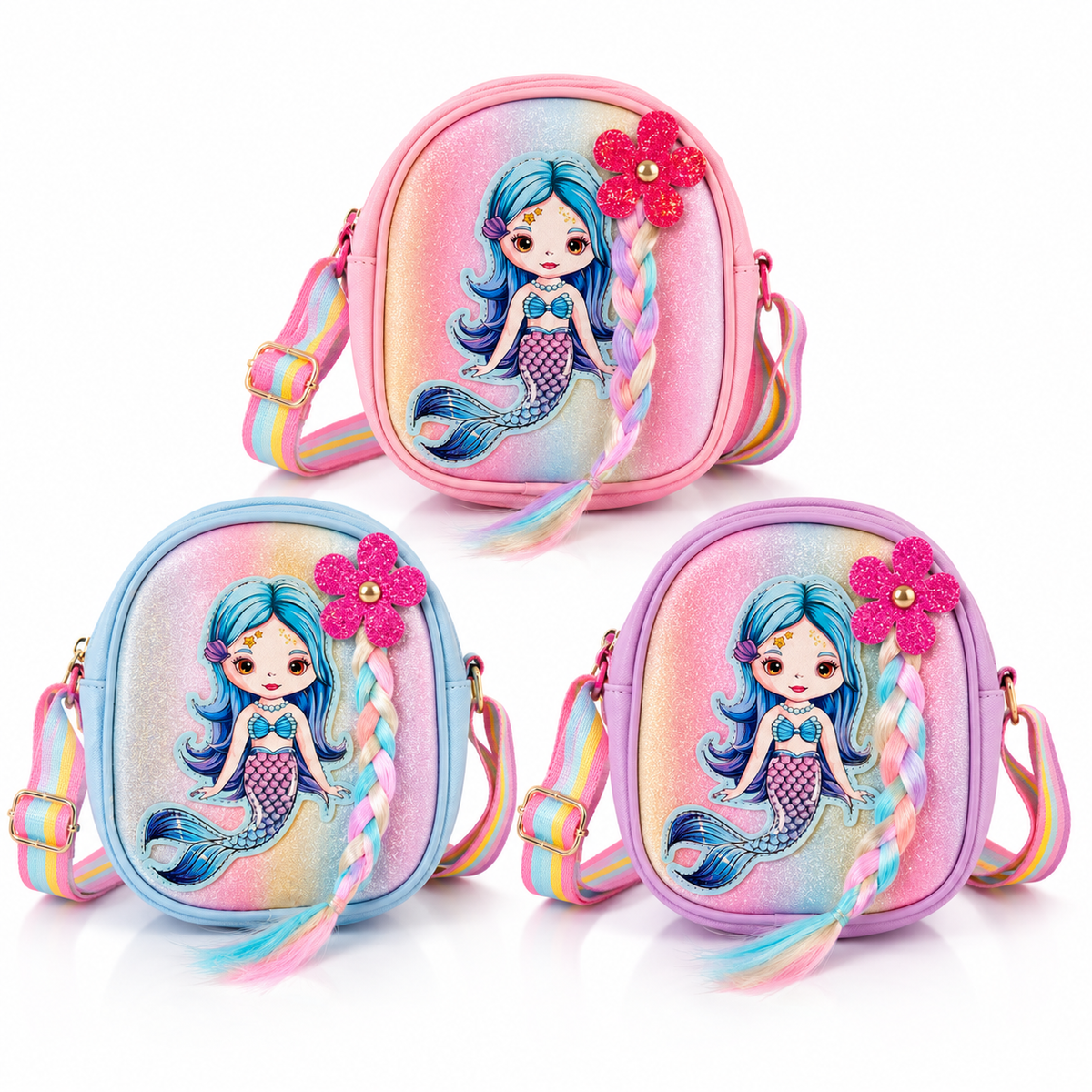 Mermaid crossbody sling bag