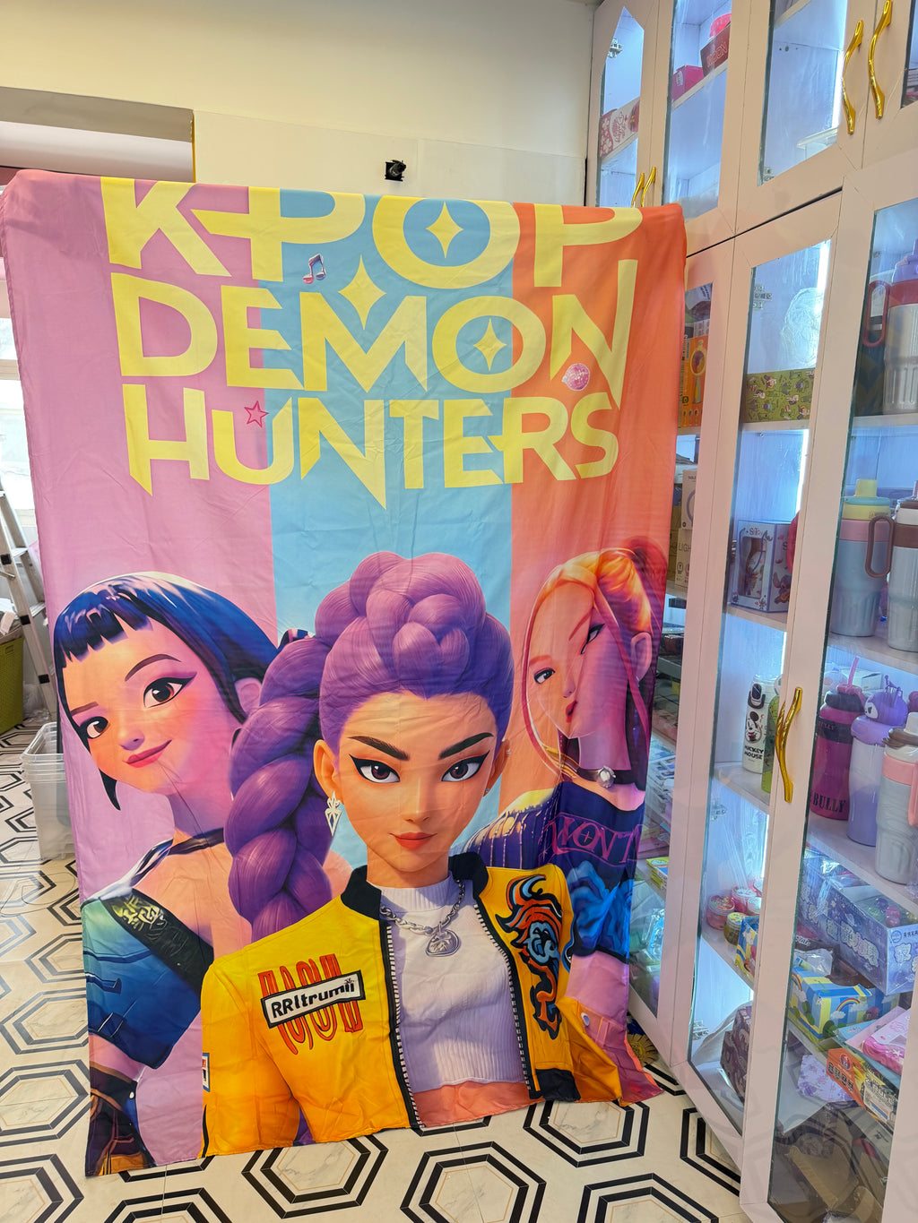 K pop demon hunters single bed sheet
