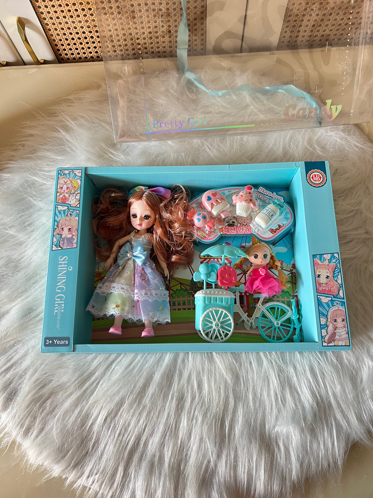 Glam gloria candy doll set