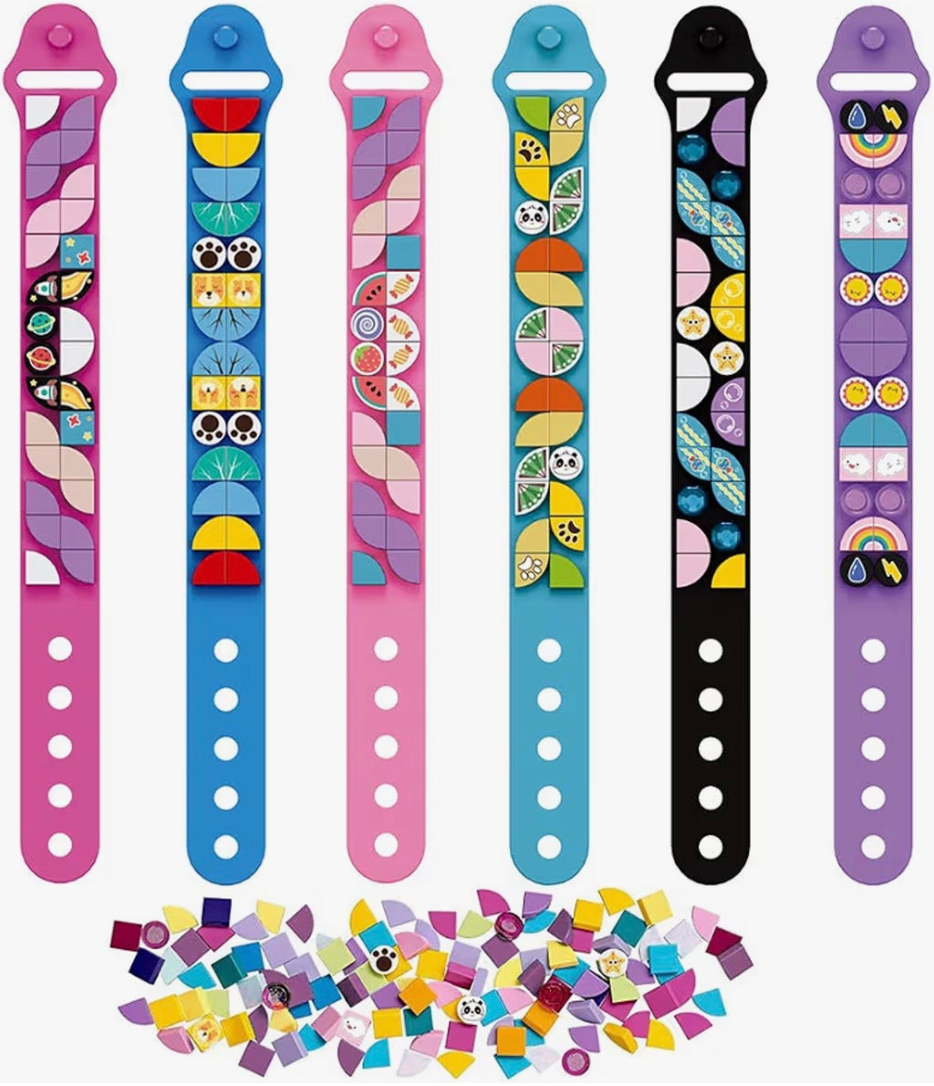 Pack of 6 lego dots band, friendship band rakhi