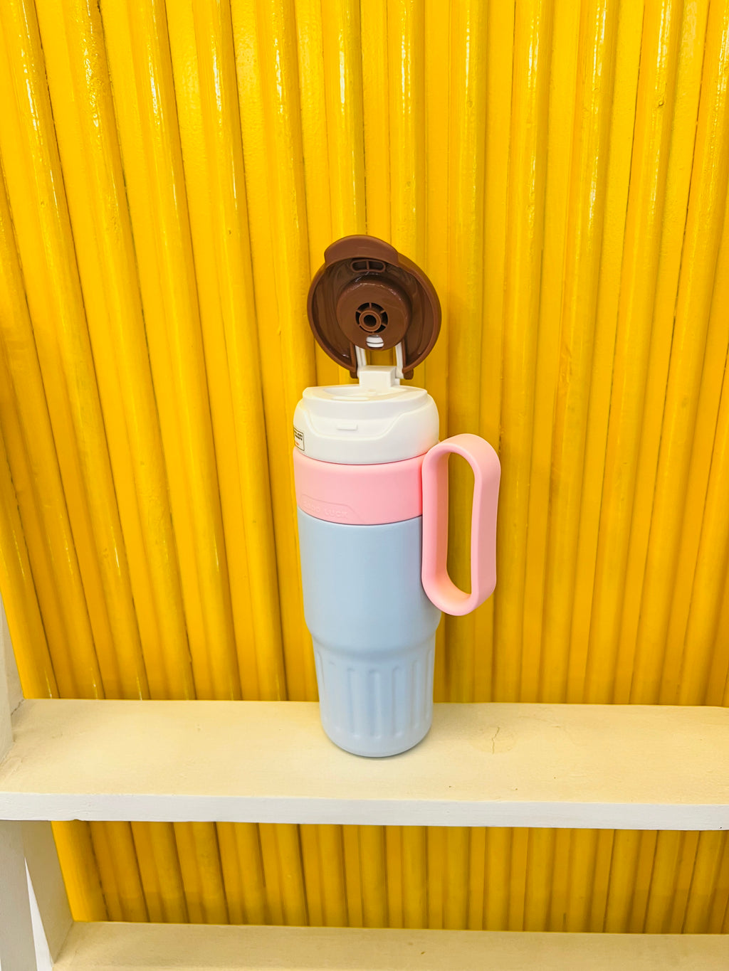 Stainless steel pastel sipper