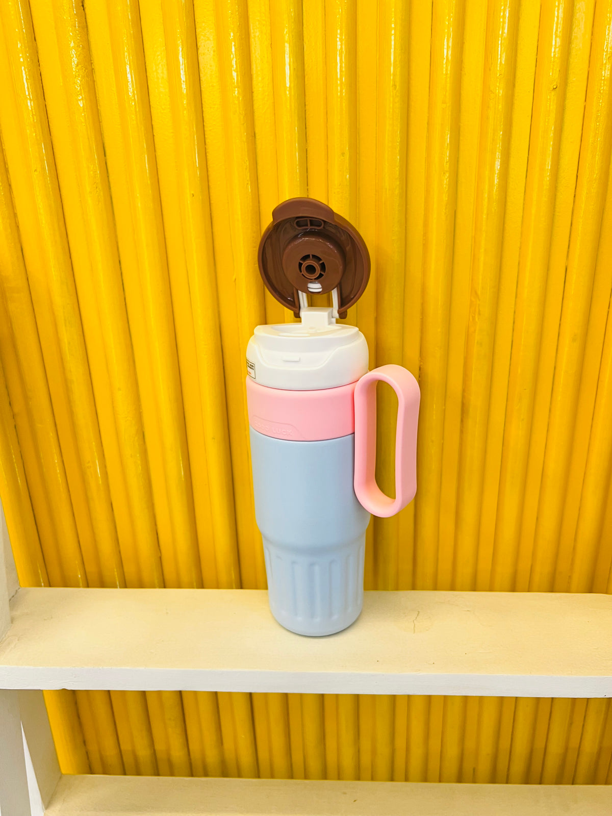 Stainless steel pastel sipper