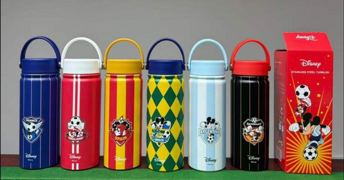 Footballs stainless steel bottle
