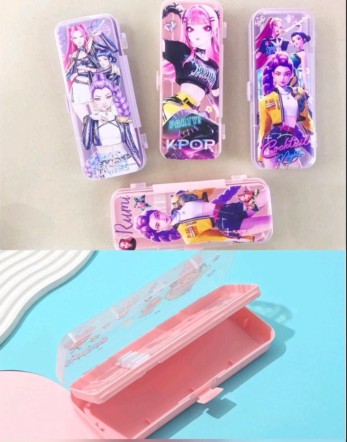 K pop demon hunters pencilbox
