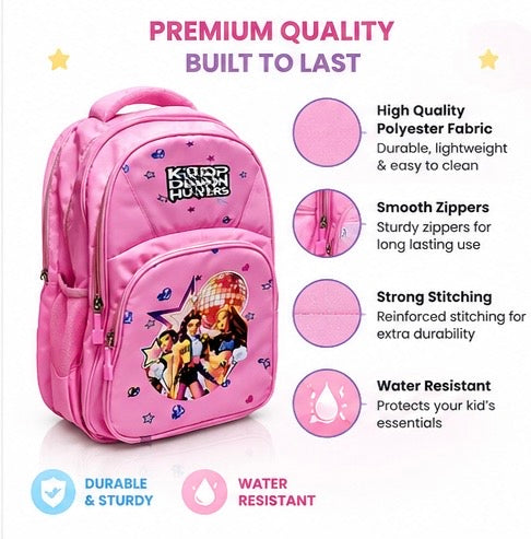 K pop demon hunters 18 inch school bag