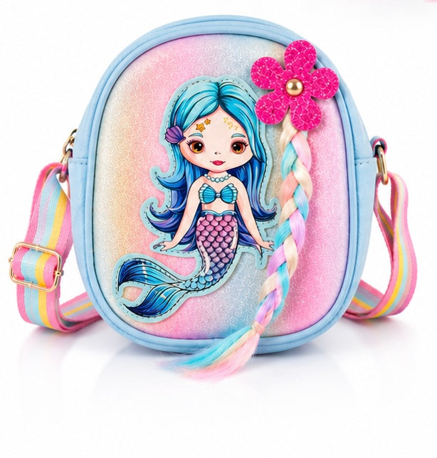 Mermaid crossbody sling bag