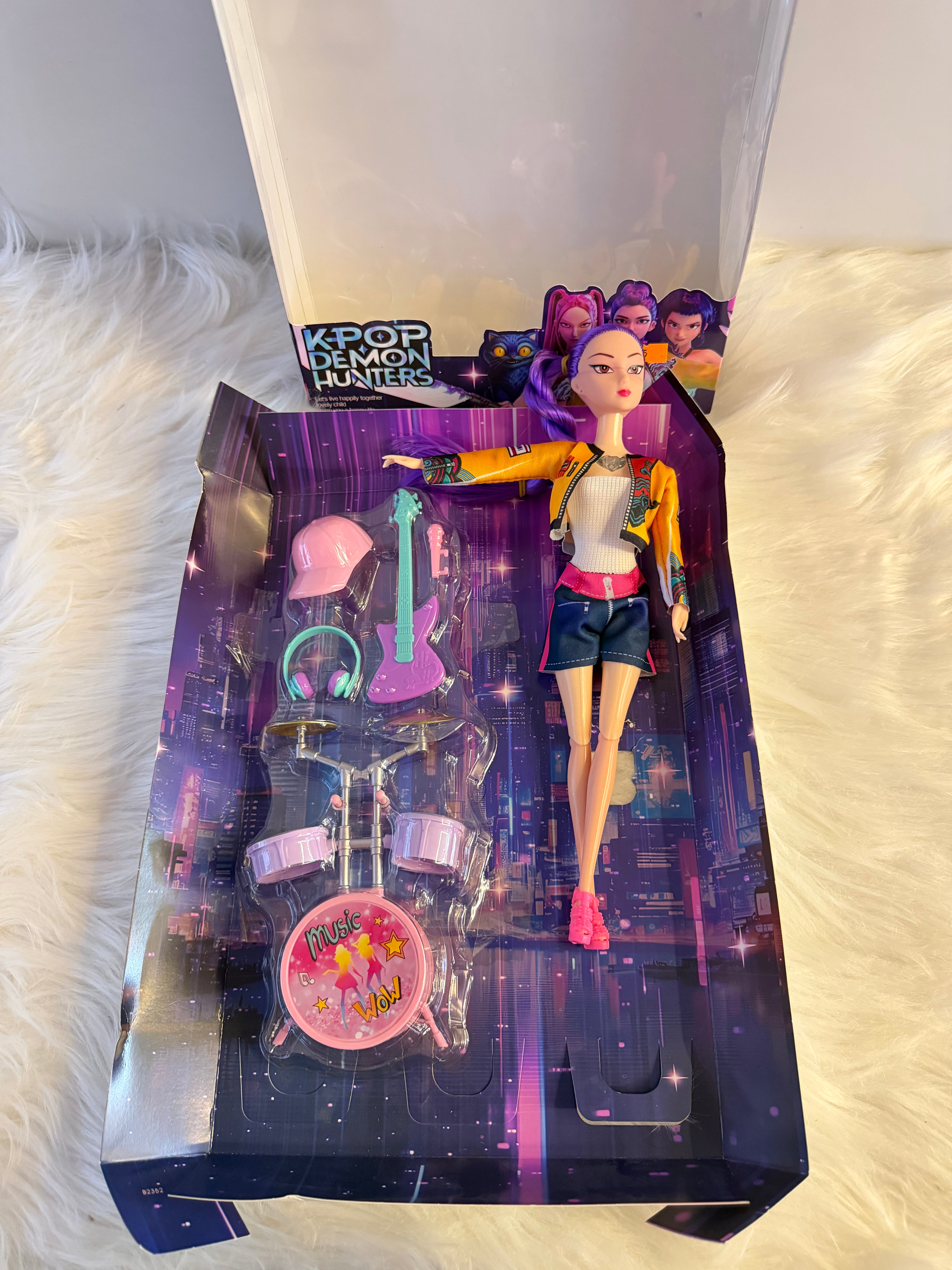 K pop demon hunters musical doll