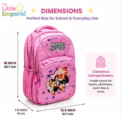 K pop demon hunters 18 inch school bag