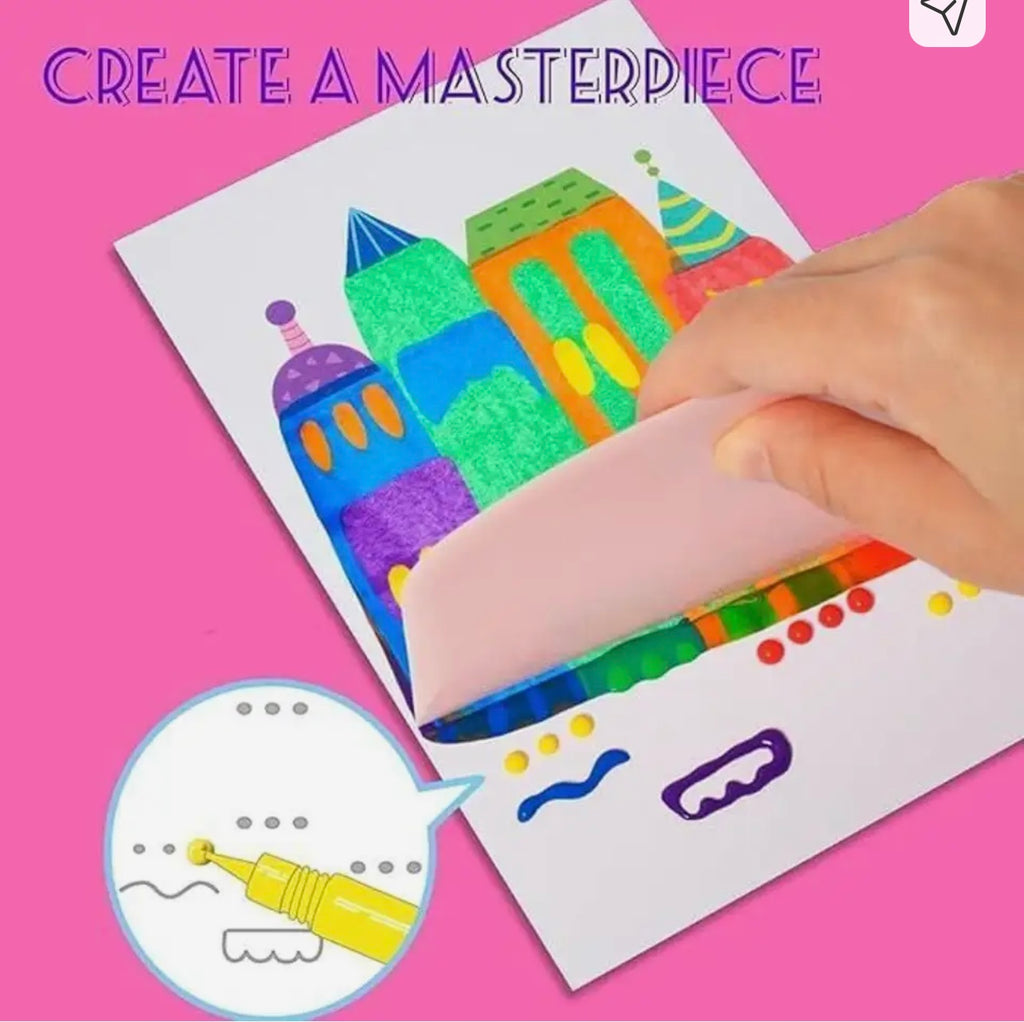 🎨 Rainbow Scratch Art Creative DIY Kit for Kids
