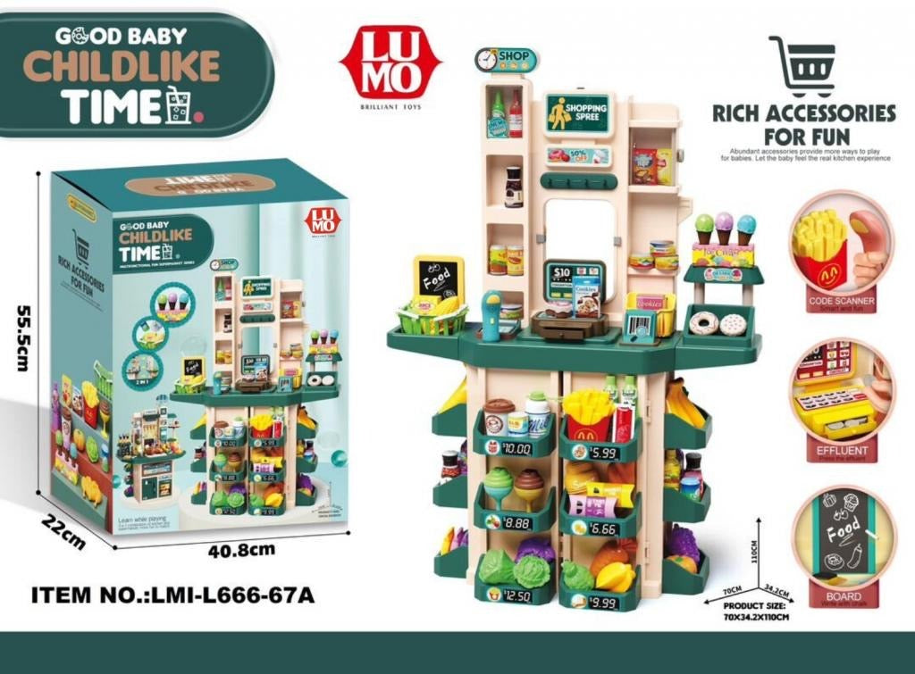 Super market 71 pcs kitchen