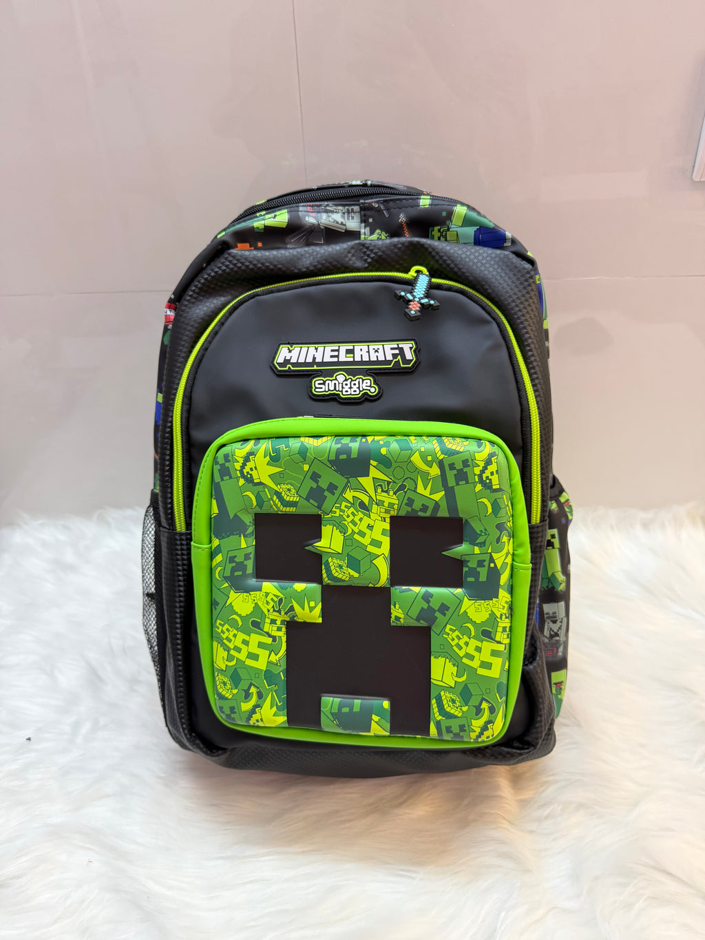 Smiggle minecraft school bag