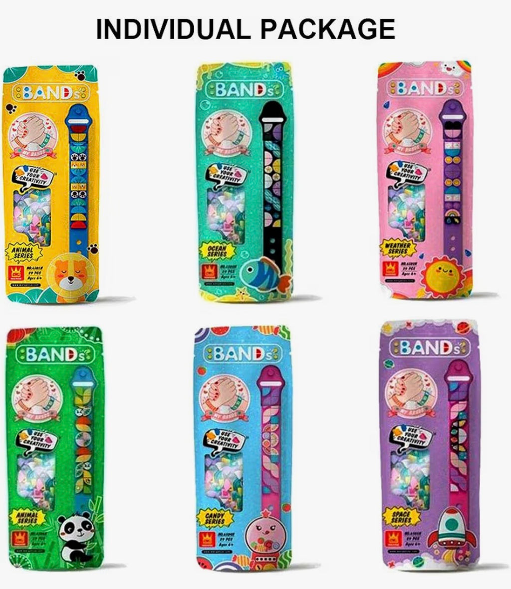Pack of 6 lego dots band, friendship band rakhi