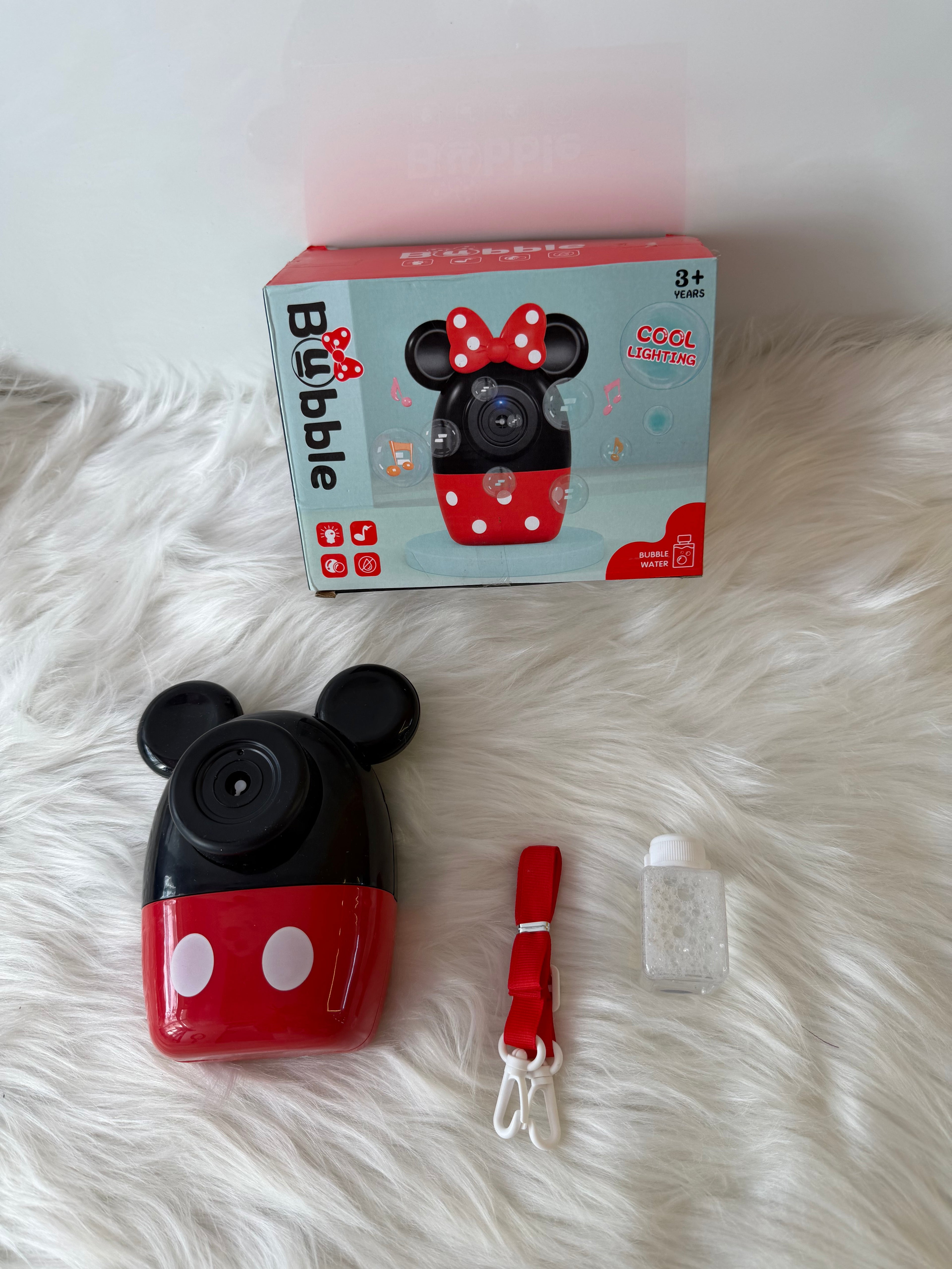 Micky mouse bubble gun