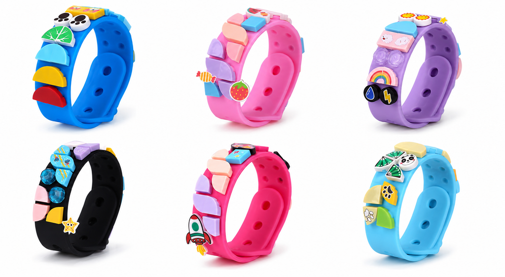 Pack of 6 lego dots band, friendship band rakhi