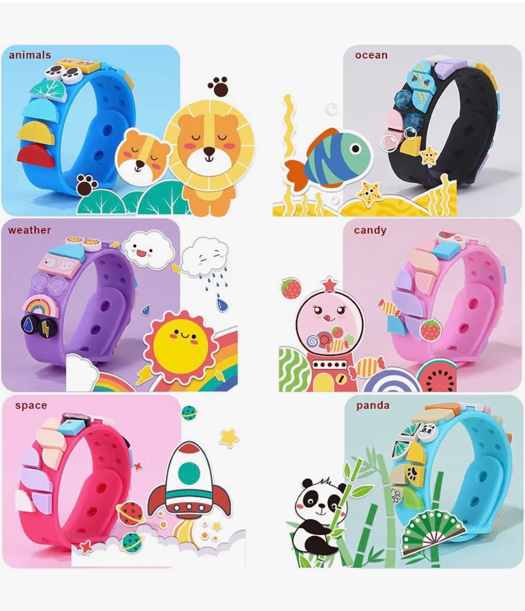 Pack of 6 lego dots band, friendship band rakhi