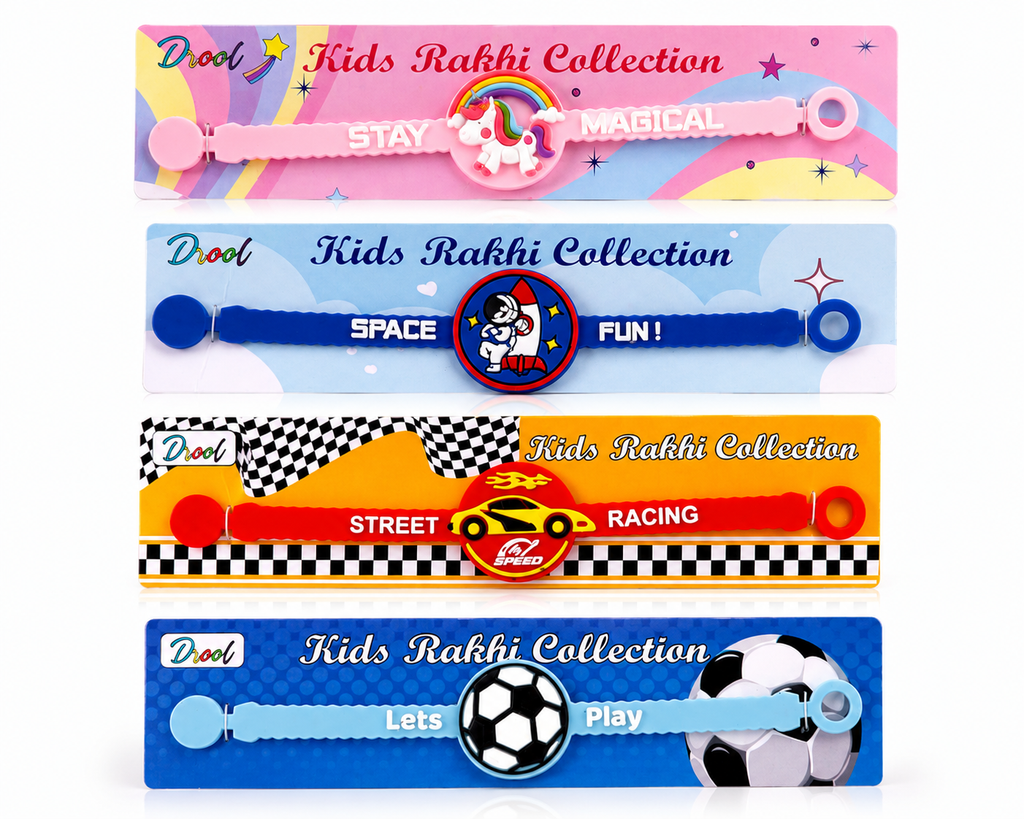 Space silicon band rakhi