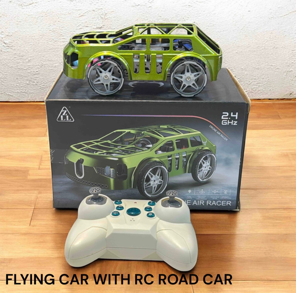 🚗✈️ Flying Car with RC Road Car – 2.4GHz