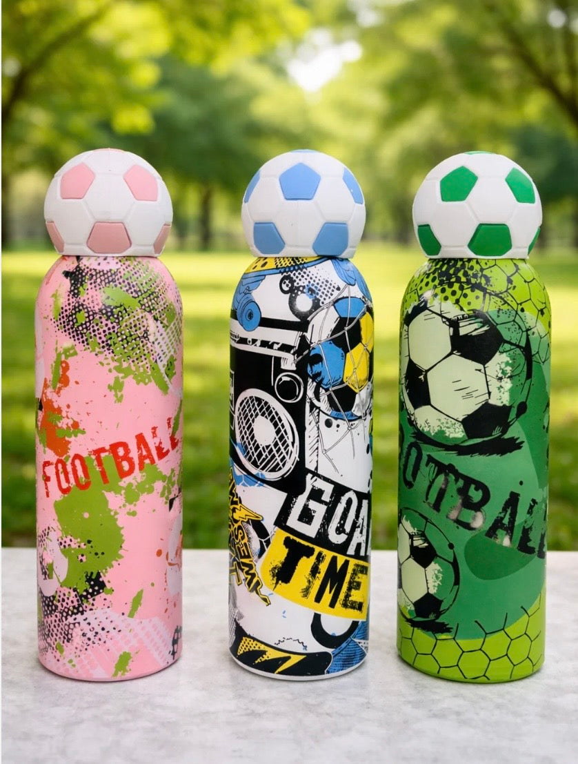 Football cap stainless steel bottle