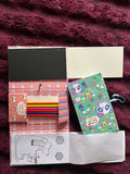 Colouring book, scratch book with pencil colours