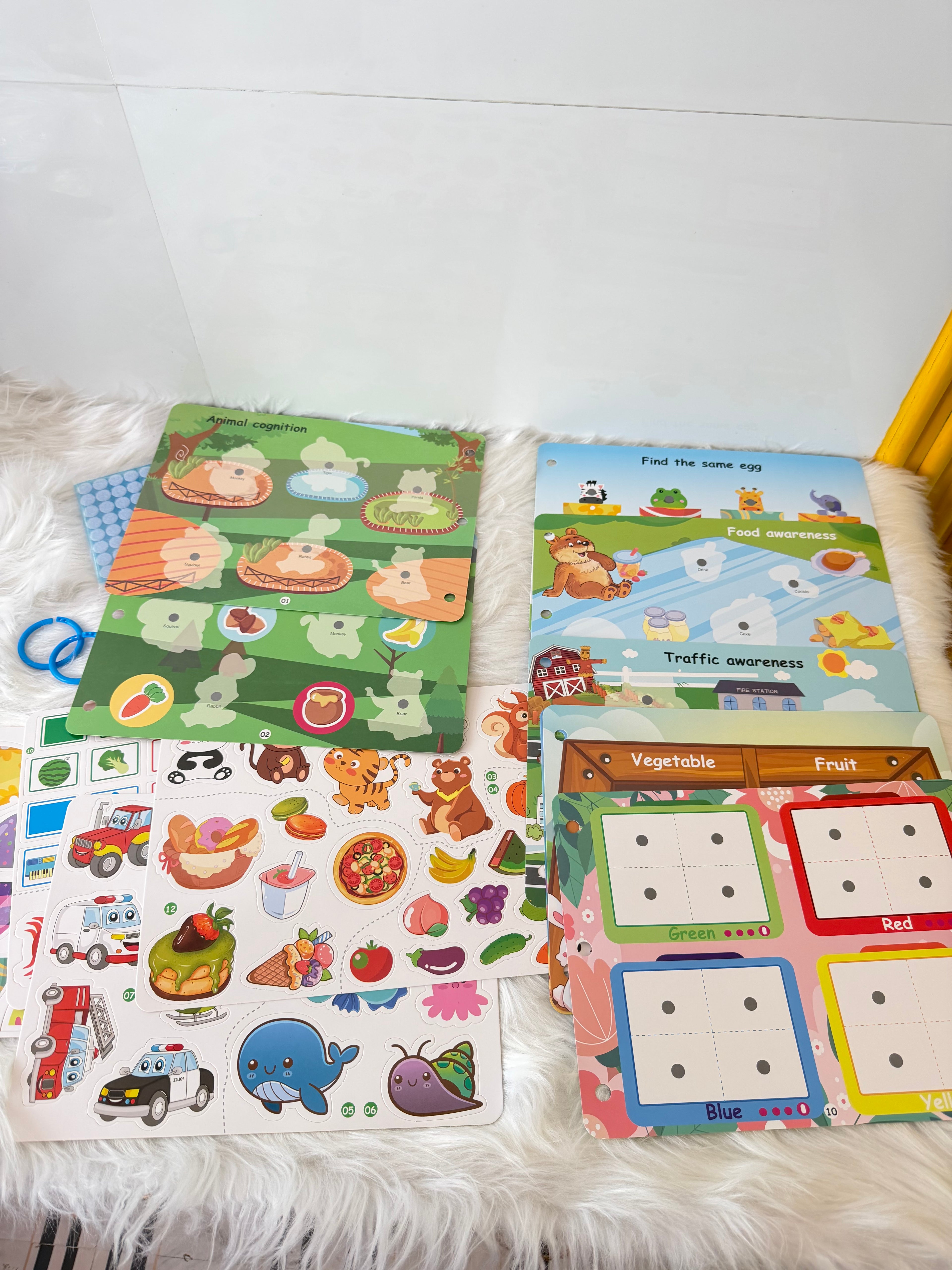 Busy book learning pre school