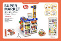 Super market 60+ pcs kitchen