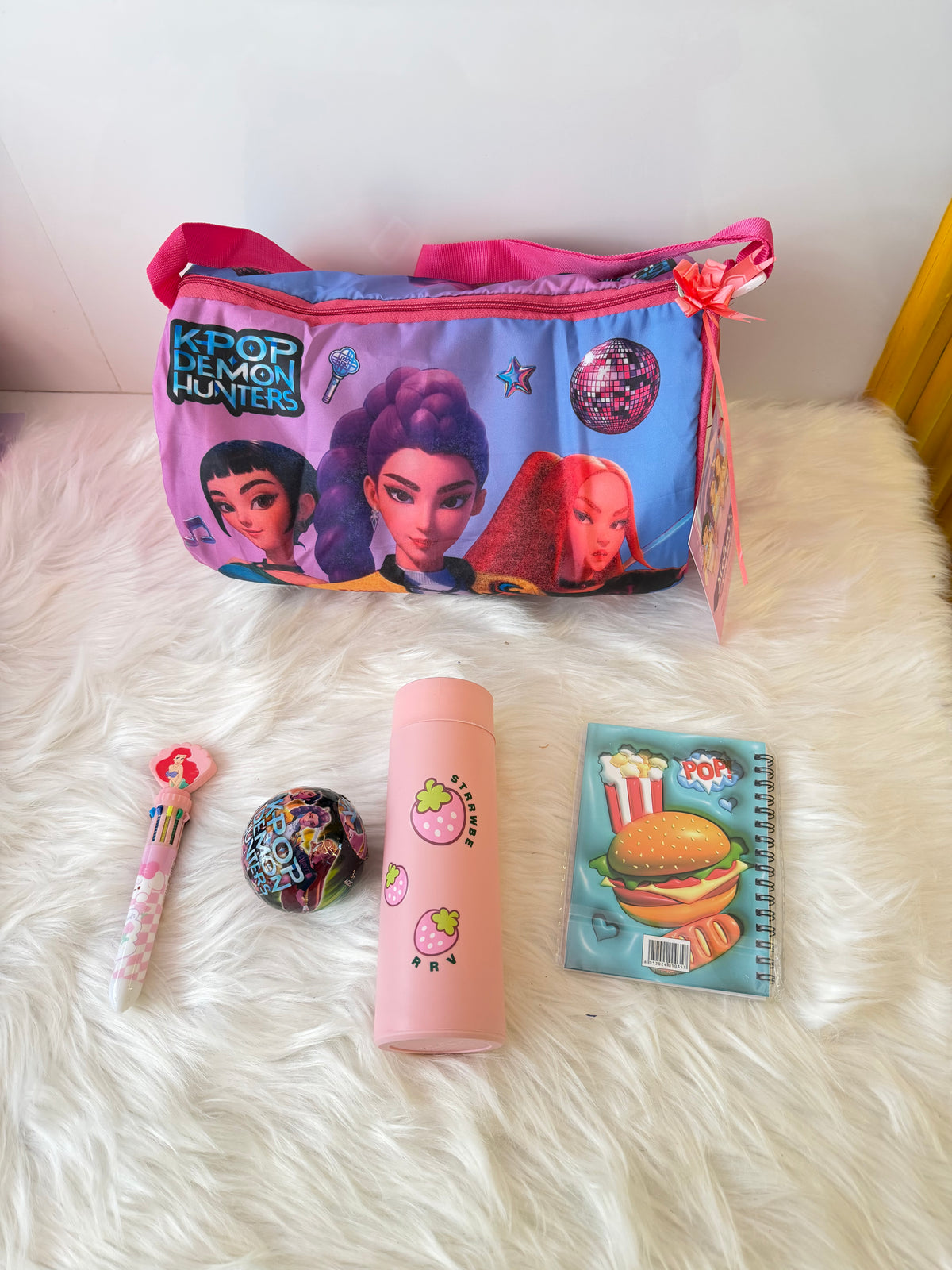 K pop duffel bag hamper