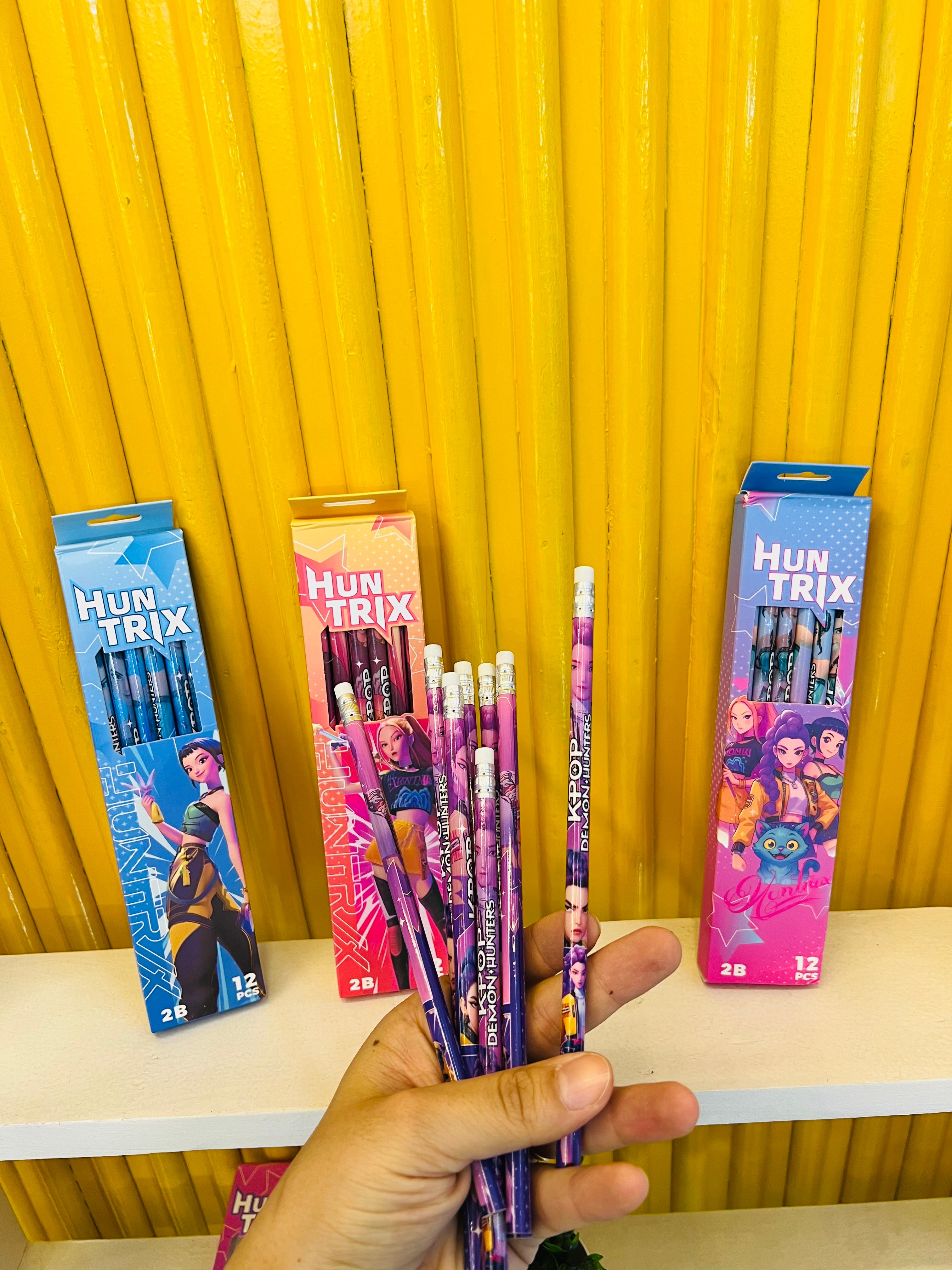 K pop demon hunters pencil set