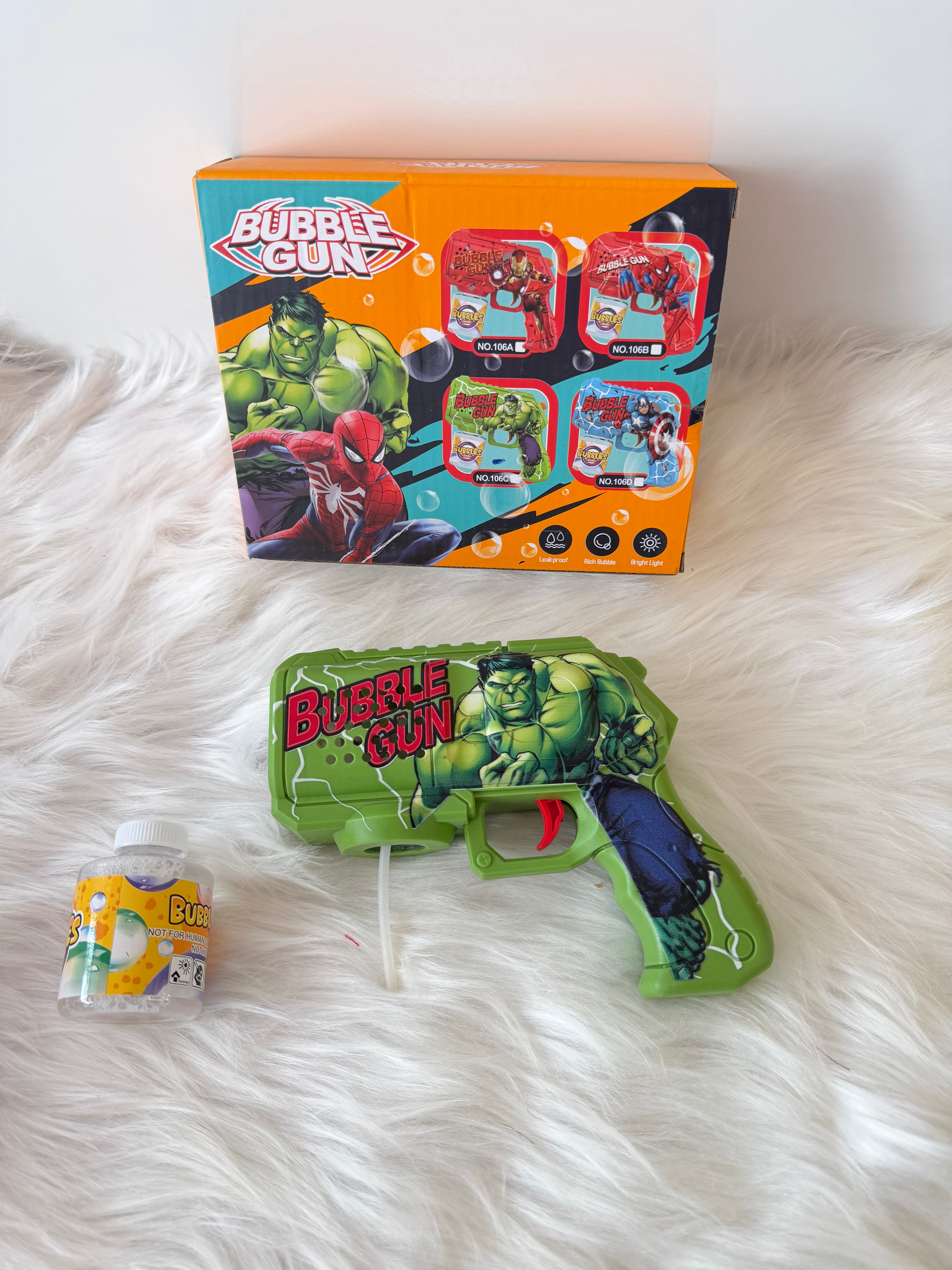 Hulk bubble gun