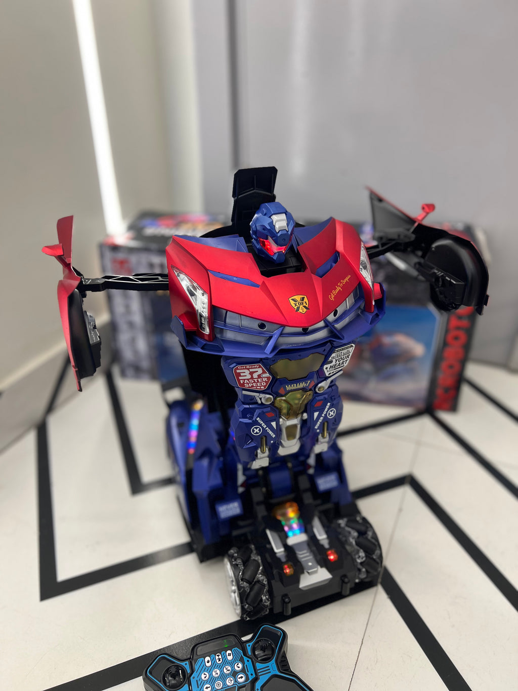 2-in-1 Transforming Robot Car | Remote Control Action Toy