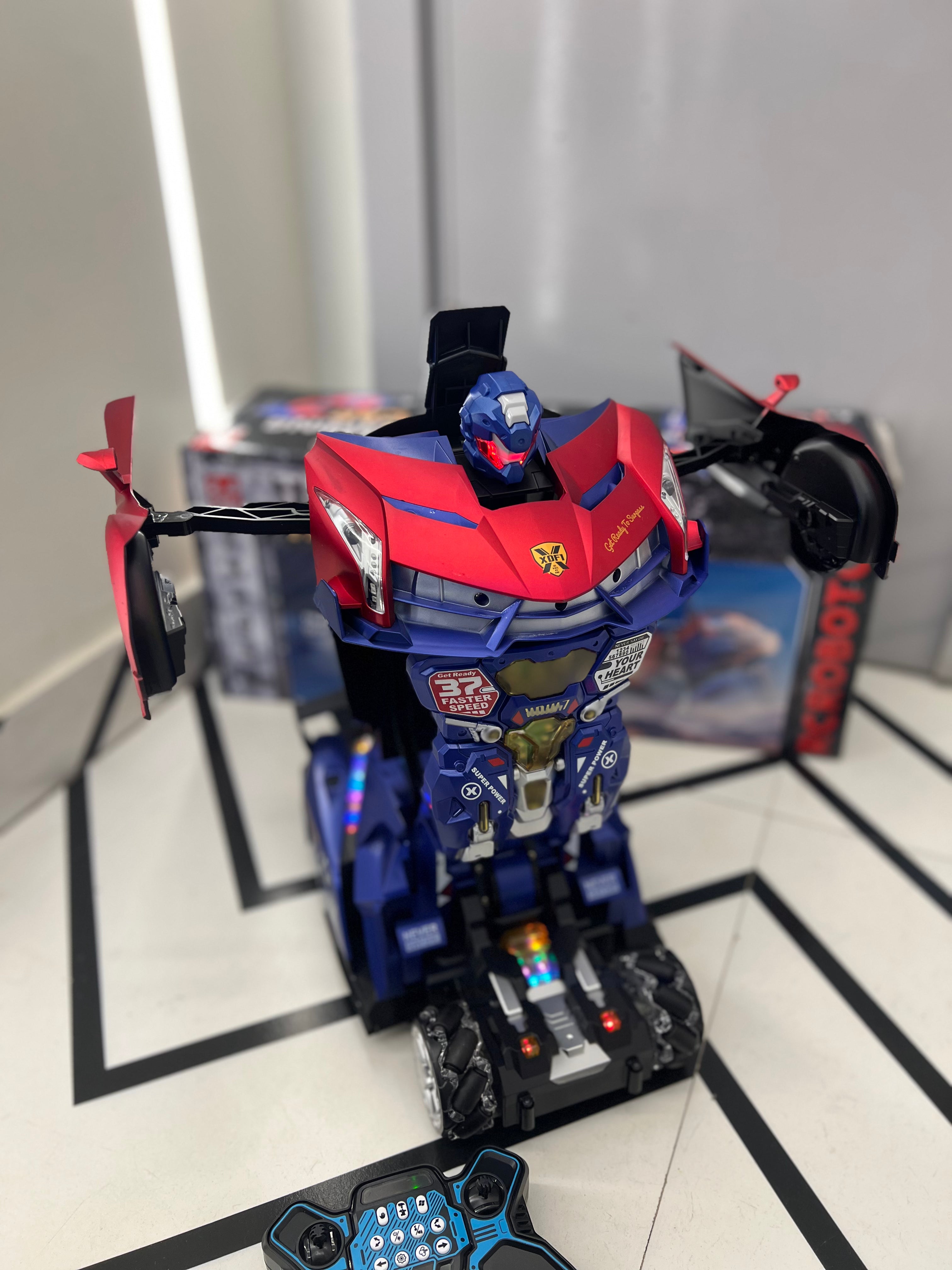 2-in-1 Transforming Robot Car | Remote Control Action Toy