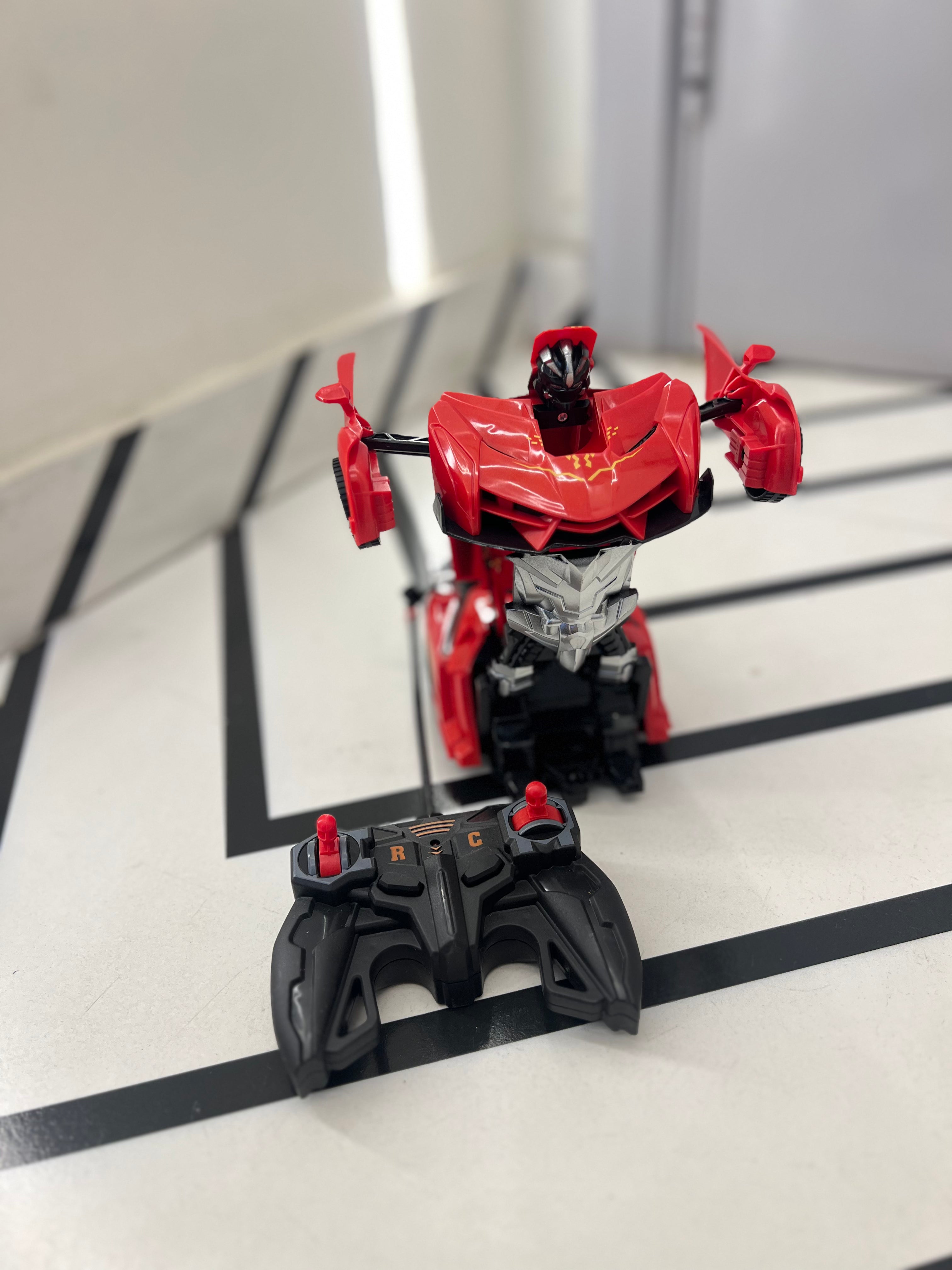 Remote Control Transformer Car – Car to Robot Action Toy