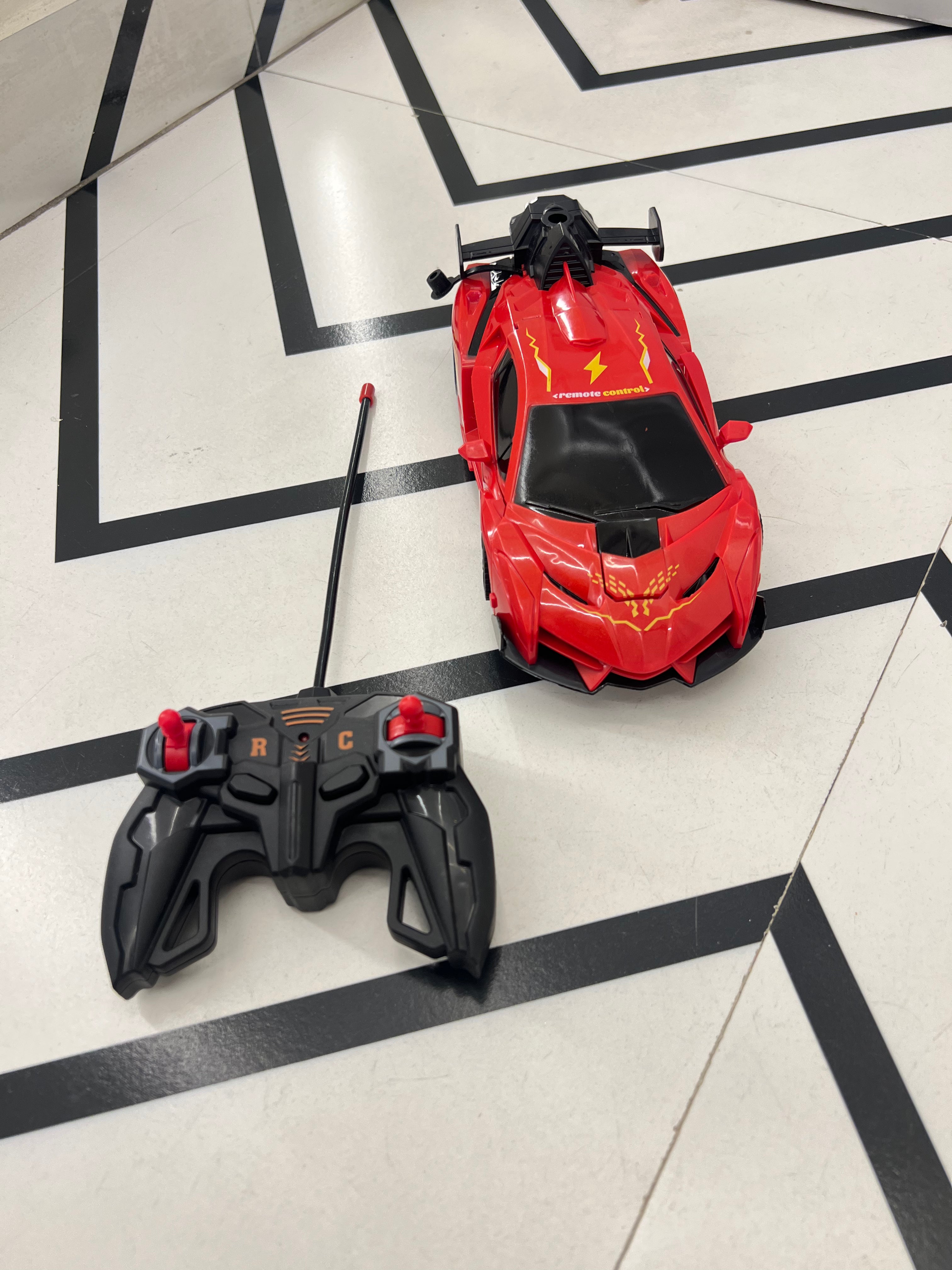 Remote Control Transformer Car – Car to Robot Action Toy