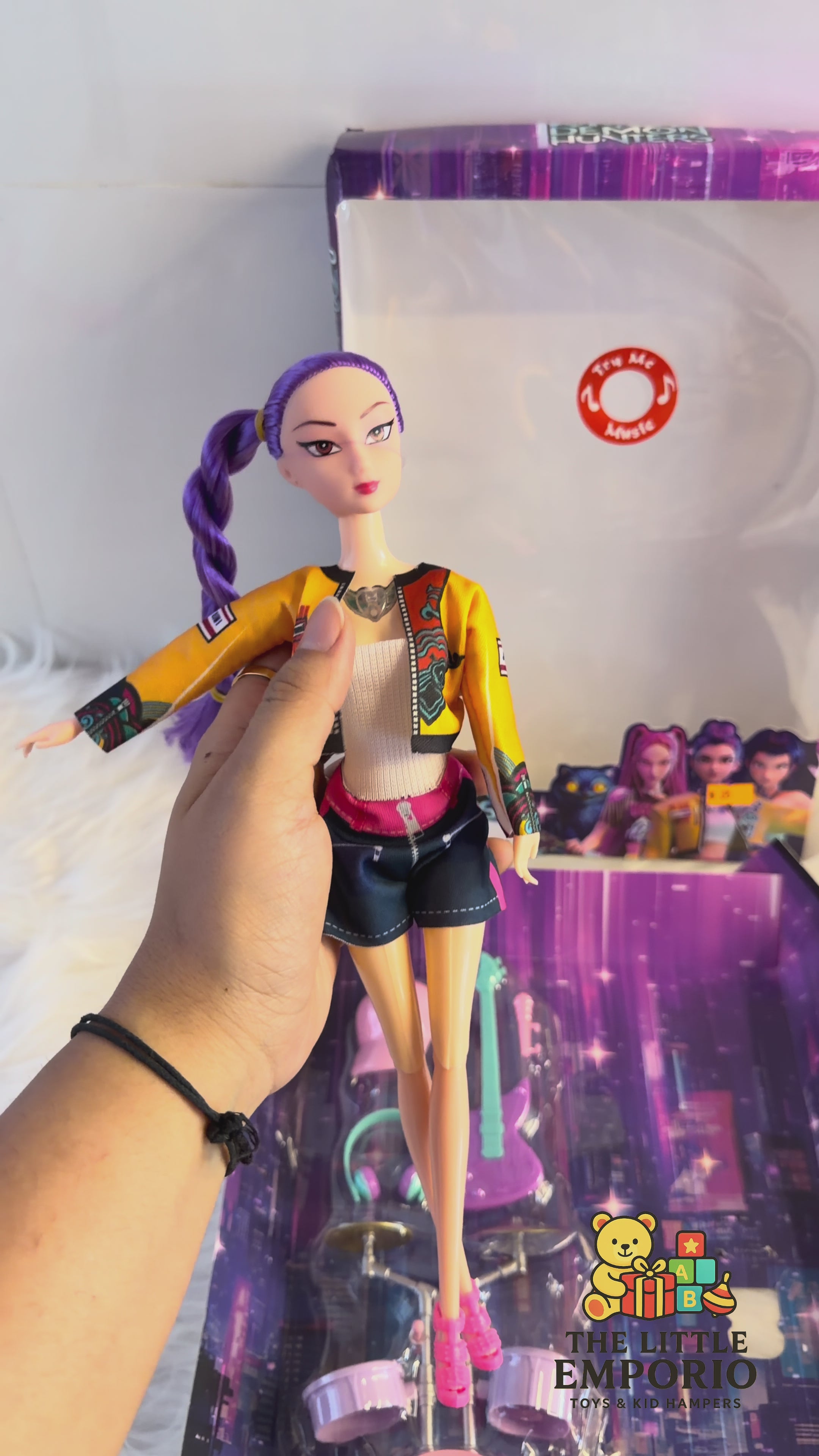 K pop demon hunters musical doll